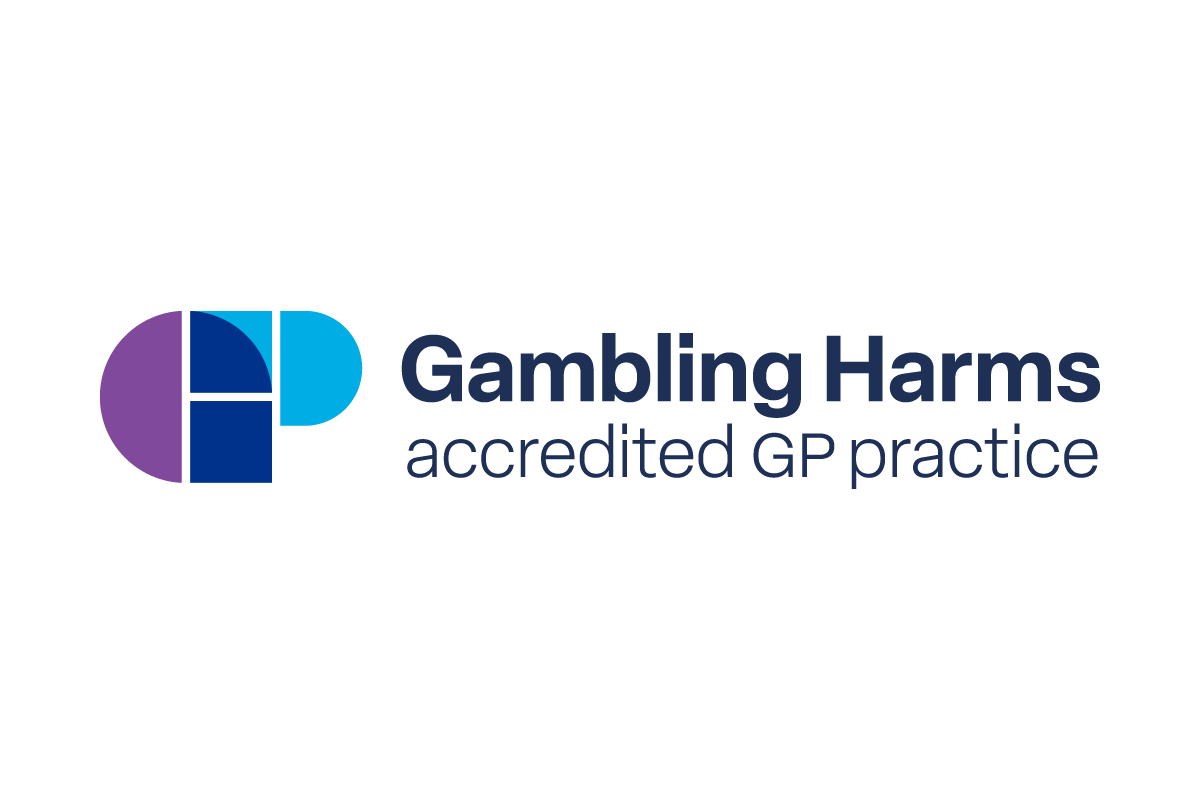 Accredited Gambling Harms Practice Logo